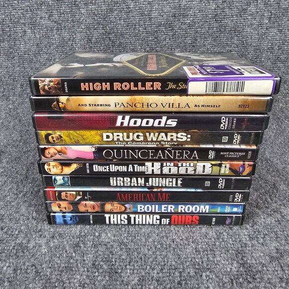 DVD Movie Bundle Lot of 10 Action Adventure Drama Crime Thriller - Picture 1 of 9